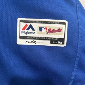 Majestic MLB Los Angeles Dodgers Jackie Robinson 42 Baseball Jersey Size 52